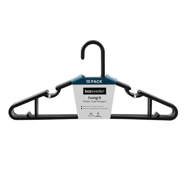Boxsweden Hangit Plastic Hangers 10Pk 39.5Cm