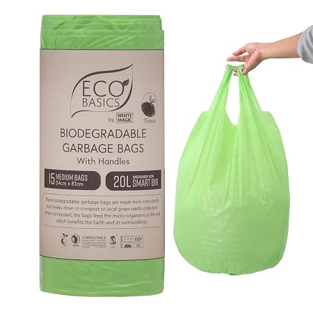 Biodegradable Garbage Bin Bags 20L - 15Bags/Roll