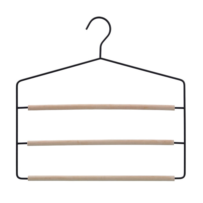 Boxsweden Hangit Toska Trouser Hanger 3 Tier 36X35Cm Metal & Wood