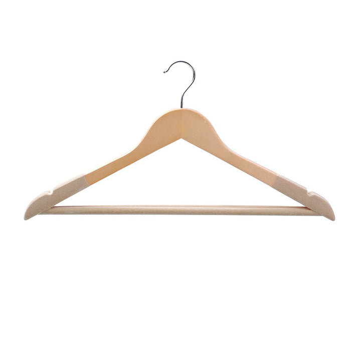 Boxsweden Hangit Wooden Hangers With Velvet Shoulders 2Pk 44.5Cm