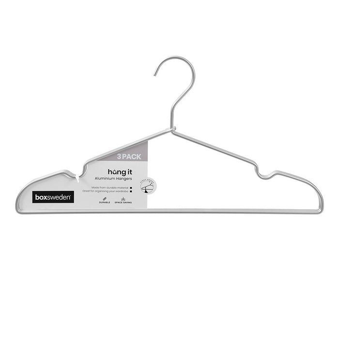 Boxsweden Hangit Aluminium Hangers 3Pk 41Cm