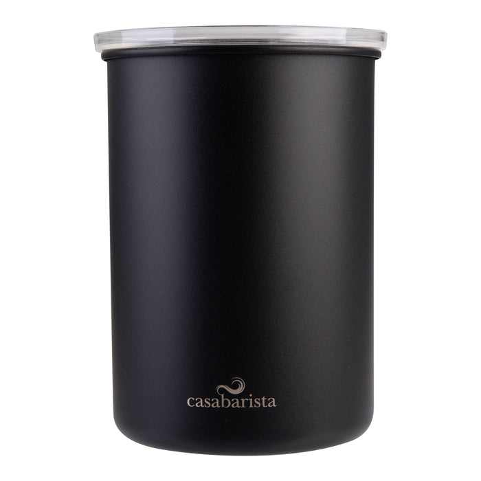 CASABARISTA STAINLESS STEEL VACUUM COFFEE CANISTER 1.3L - BLACK