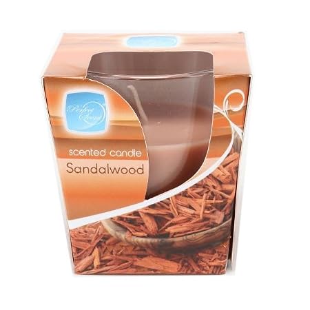 Candle Glasslight Scented 7cm Sandalwood