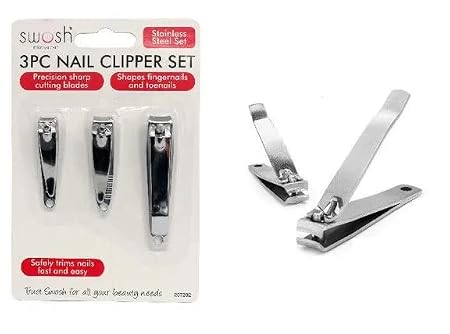 Nail Clipper Set 3pc (Steel)