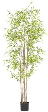 Artificial Bamboo Plant Tall Faux Greenery Decoration for Home & Office