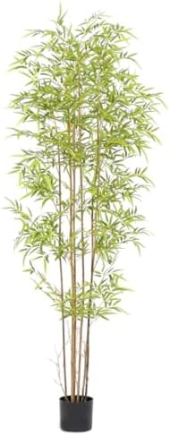 Artificial Bamboo Plant Tall Faux Greenery Decoration for Home & Office