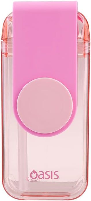 Oasis Kid's Tritan Juice Box W/Straw 300Ml - Pink