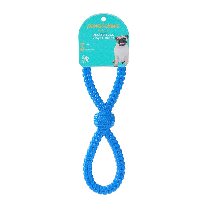 Paws & Claws VINYL DOUBLE LOOP TUGGER 27X8CM