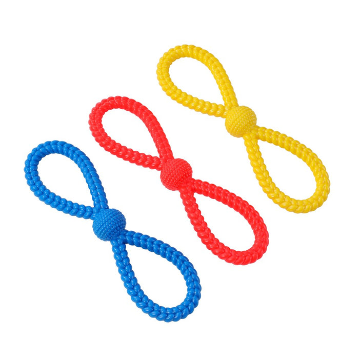 Paws & Claws VINYL DOUBLE LOOP TUGGER 27X8CM