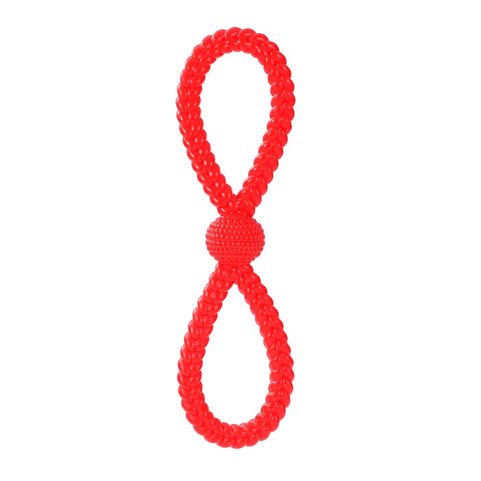 Paws & Claws VINYL DOUBLE LOOP TUGGER 27X8CM