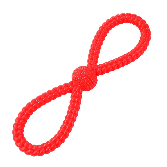 Paws & Claws VINYL DOUBLE LOOP TUGGER 27X8CM