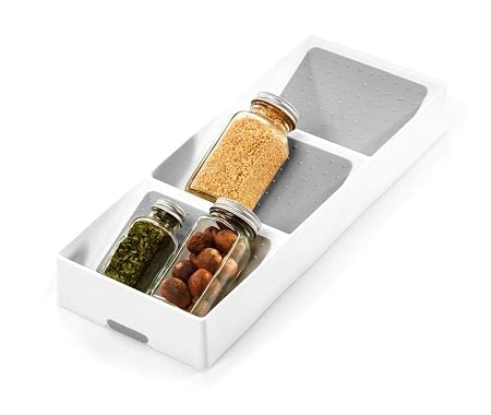 SPICE DRAWER ORGANISER 39.1 X 15.5 X 5.3CM WHITE