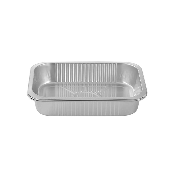 Lemon & Lime PREMIUM FOIL TRAY SMOOTH WALL 2PK 28X19.5X5.5CM