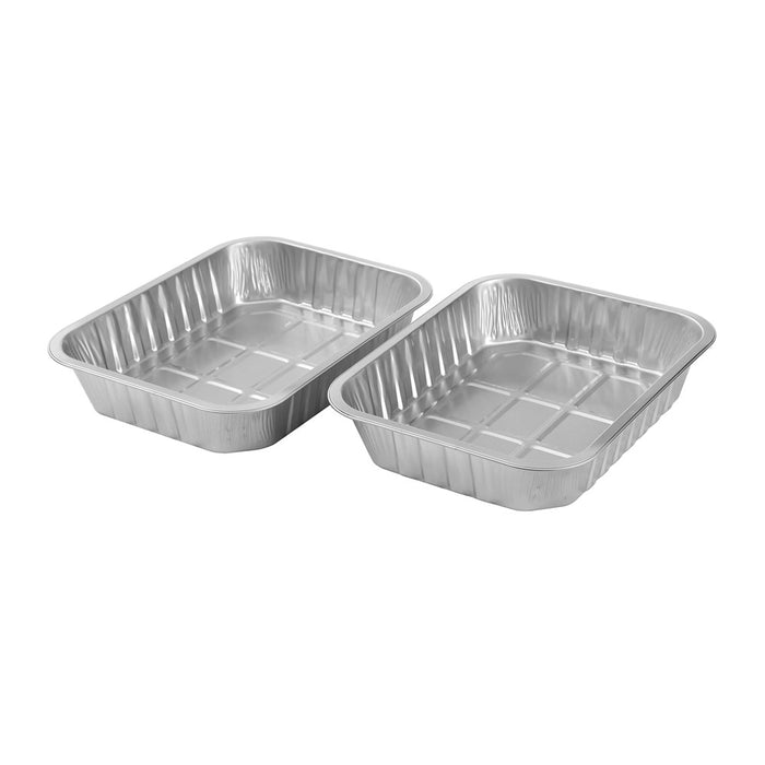 Lemon & Lime PREMIUM FOIL TRAY SMOOTH WALL 2PK 33X22.5X6CM