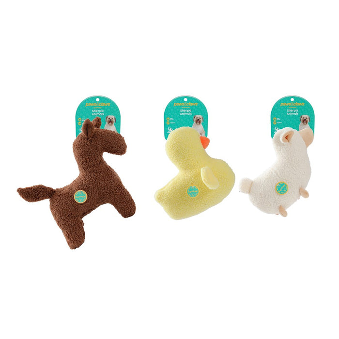 Paws & Claws SHERPA ANIMALS 25X15CM