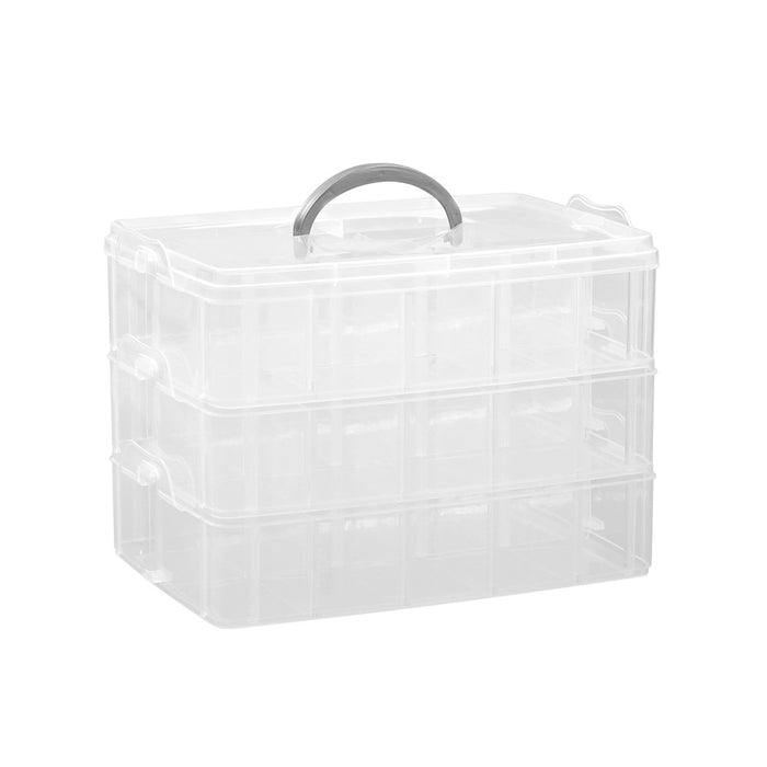 Boxsweden Nic-Nac 3 Tier Box 30 Compartment 25X17X18.5Cm