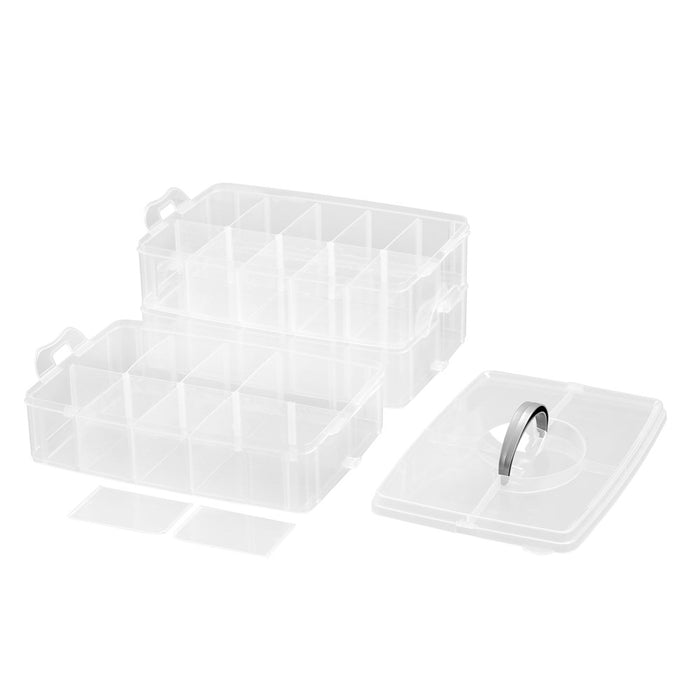 Boxsweden Nic-Nac 3 Tier Box 30 Compartment 25X17X18.5Cm