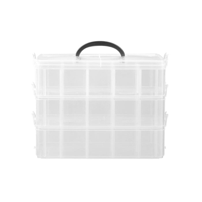 Boxsweden Nic-Nac 3 Tier Box Lge 30 Compartment 32.5X19X24Cm