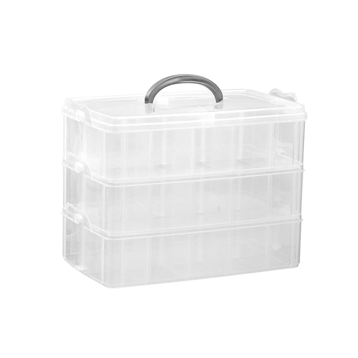 Boxsweden Nic-Nac 3 Tier Box Lge 30 Compartment 32.5X19X24Cm