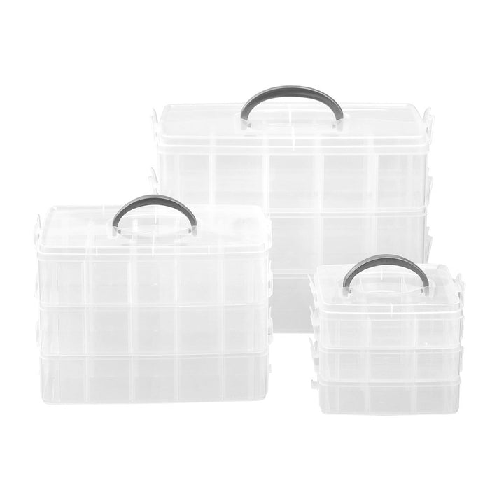 Boxsweden Nic-Nac 3 Tier Box Lge 30 Compartment 32.5X19X24Cm