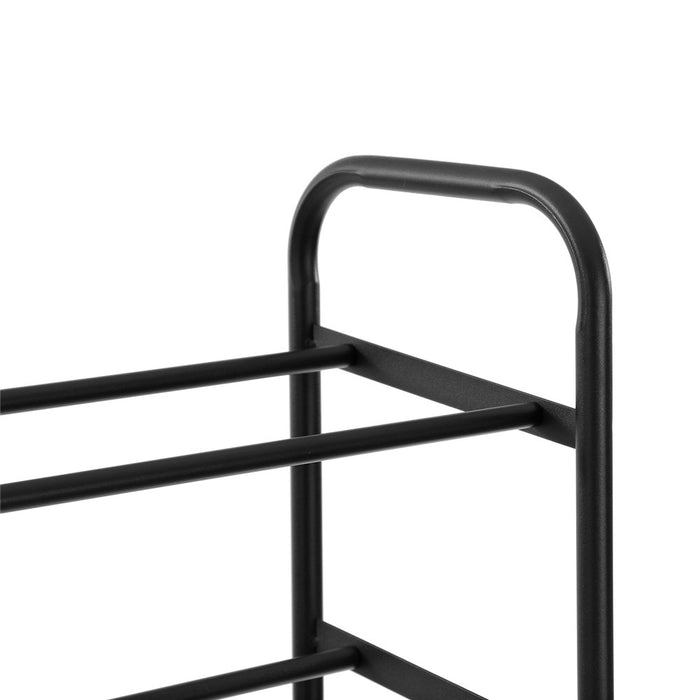 Boxsweden Metal 10 Tier Shoe Rack With Wheels 76X22X160Cm