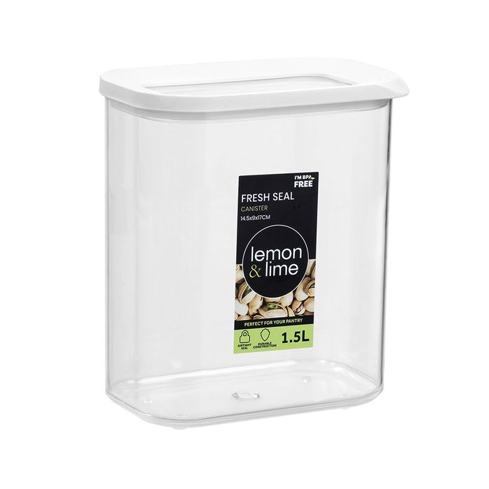 Lemon & Lime FRESH SEAL CANISTER 1.5L 14.5X9X17CM