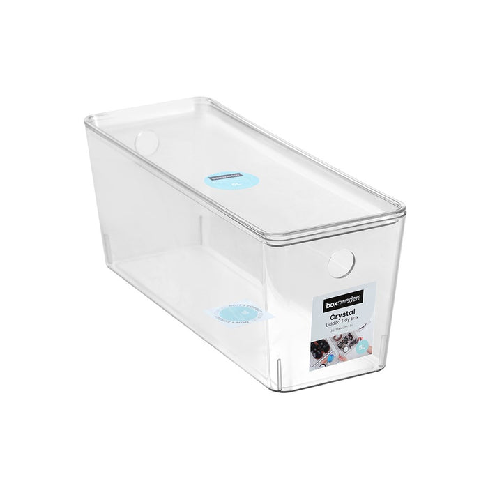 Boxsweden Crystal Tidy Box 5L 35X13X14Cm Clear