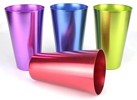 TUMBLERS TO GO 265ML SET 4 W/CASE 4 ASST. COLOURS