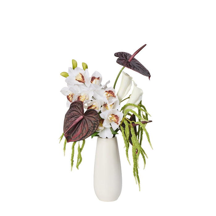 NSIMG-SHA256:ea3bdd8200e33627b723540b1f6ec8636a72c9e34345eaba320ce5c0023d50ae · Isalbi Rogue Anthurium Lily Mix Bouquet White & Purple
