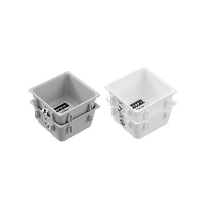 Boxsweden Interlock Drawer Organiser 2Pk 8.5X8.5X5Cm