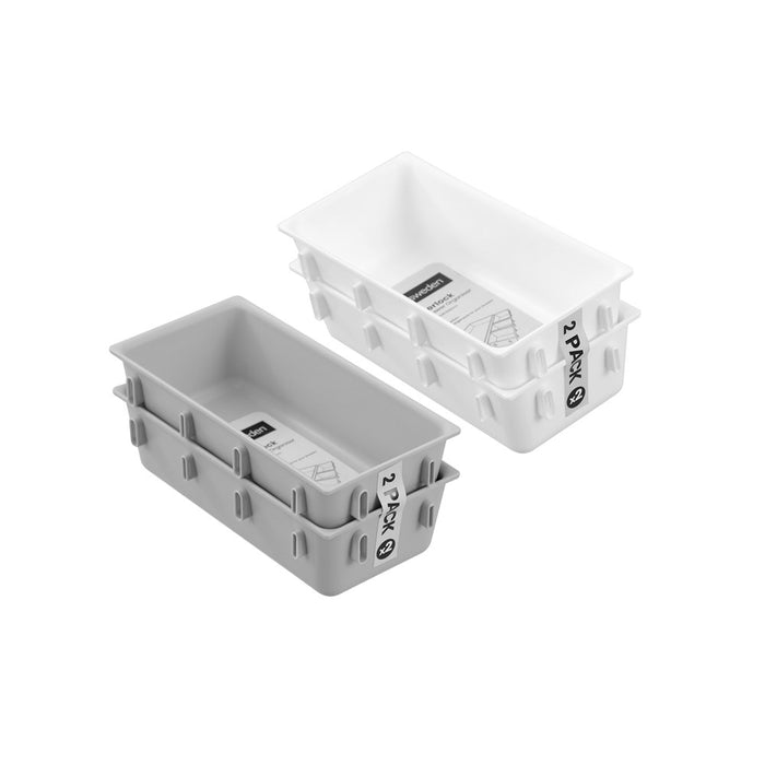 Boxsweden Interlock Drawer Organiser 2Pk 17.5X8.5X5Cm