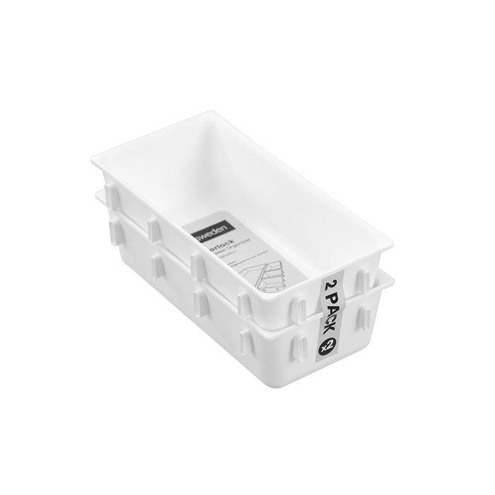 Boxsweden Interlock Drawer Organiser 2Pk 17.5X8.5X5Cm