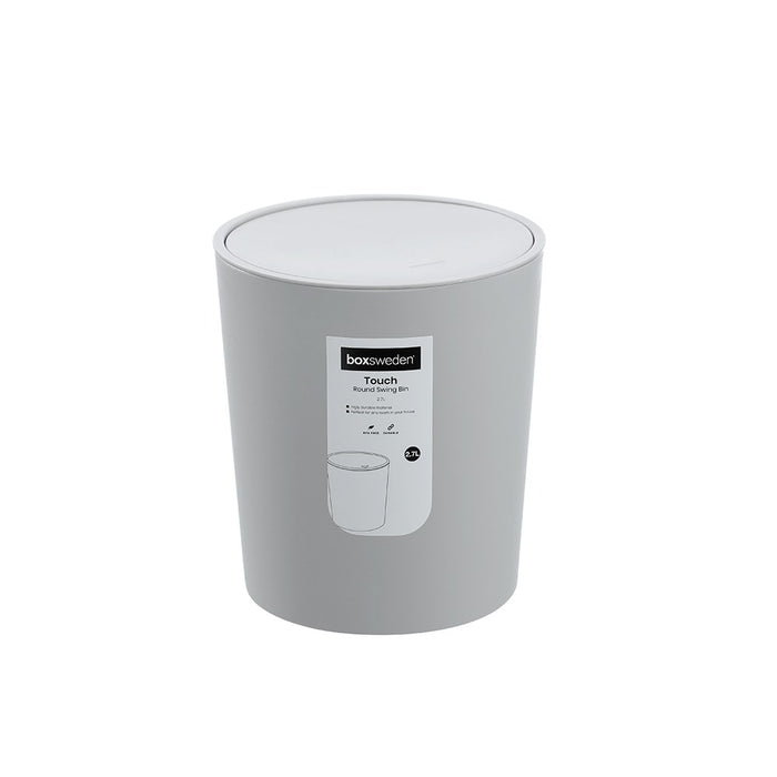 Boxsweden Touch Swing Bin Round 2.7L