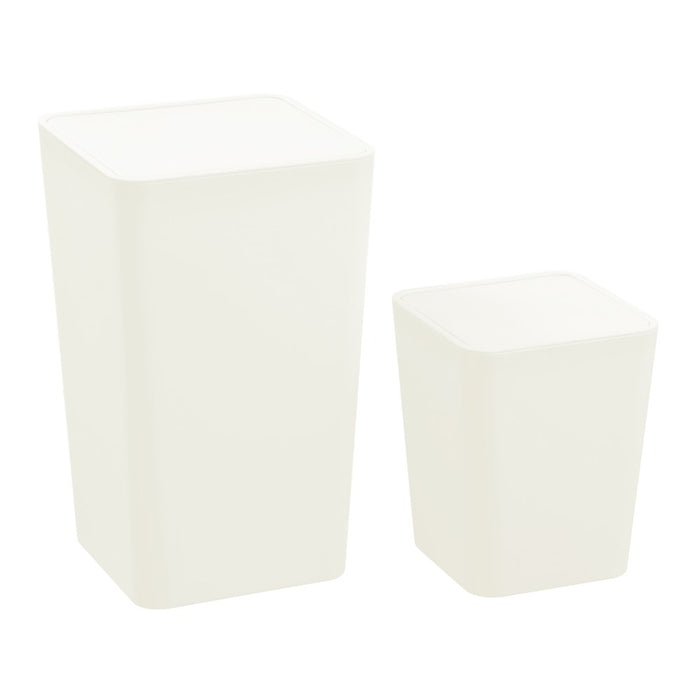 Boxsweden Touch Swing Bin Square 2.7L 14.5X14.5X18Cm