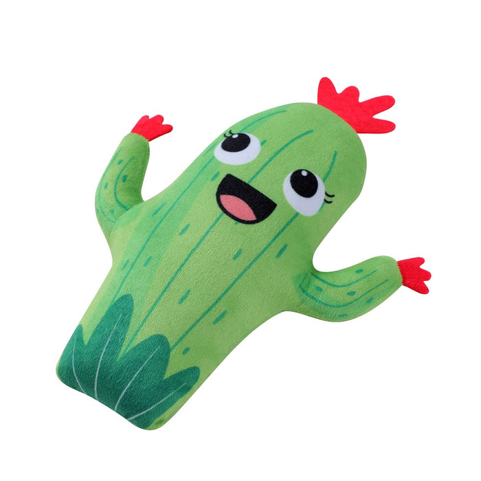 Paws & Claws TUG 'N PLAY 3PK PLUSH + TPR 17X11X5CM DESIGNS