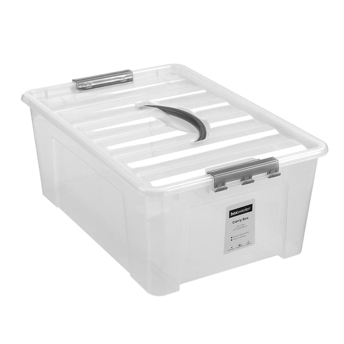Boxsweden Carry Box With Handle 20L Transparent 45.5X32X18Cm