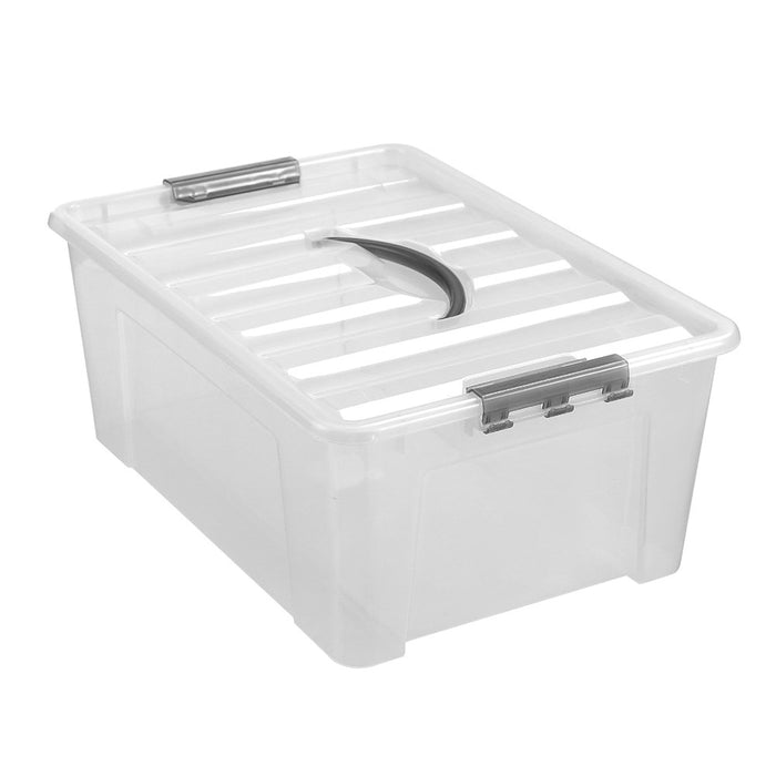 Boxsweden Carry Box With Handle 20L Transparent 45.5X32X18Cm