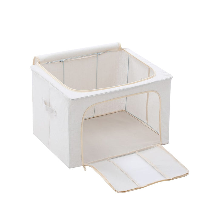 Boxsweden Kloset Linen Storage Box W/Metal Frame 50X40X33Cm
