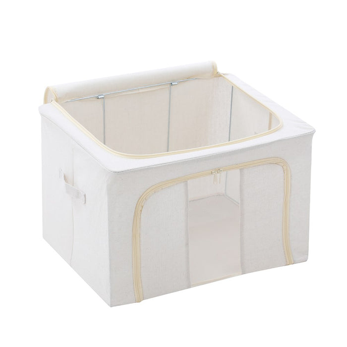 Boxsweden Kloset Linen Storage Box W/Metal Frame 50X40X33Cm