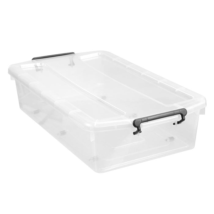 Boxsweden Dura Underbed Storage Tub 40L 73X42.5X17Cm Transparent