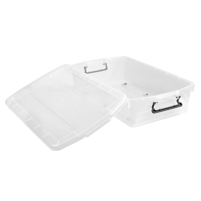 Boxsweden Dura Underbed Storage Tub 40L 73X42.5X17Cm Transparent