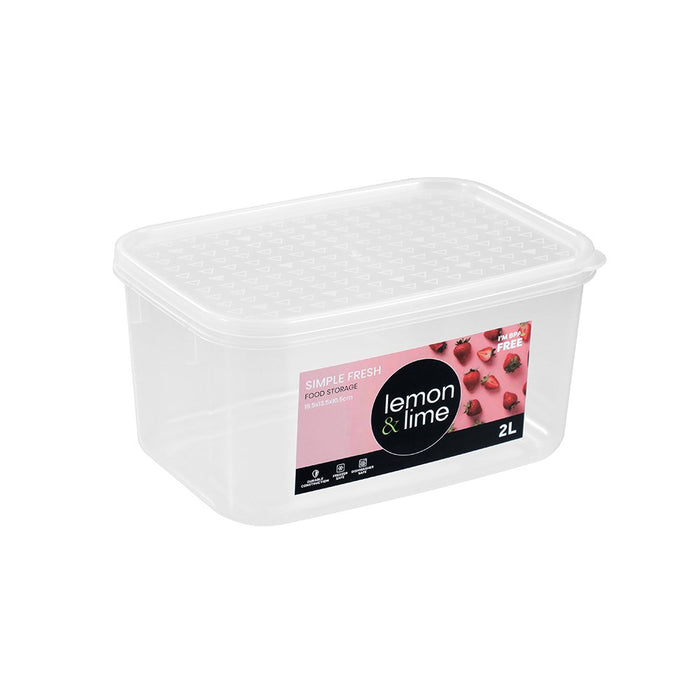 Lemon & Lime SIMPLE FRESH FOOD CONTAINER 2L 19.5X13.5X10.5CM
