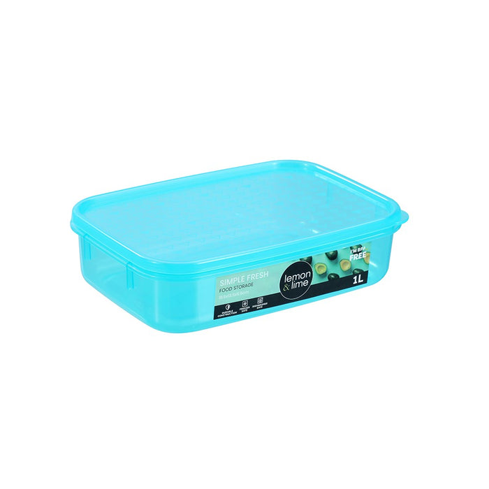Lemon & Lime SIMPLE FRESH FOOD CONTAINER 1L 19.5X13.5X5.5CM
