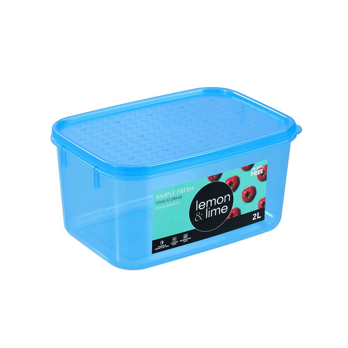 Lemon & Lime SIMPLE FRESH FOOD CONTAINER 2L 19.5X13.5X10.5CM