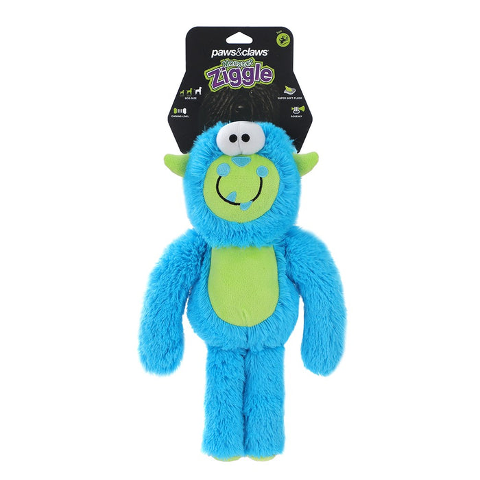 Paws & Claws MONSTER ZIGGLE PET TOY 34CM