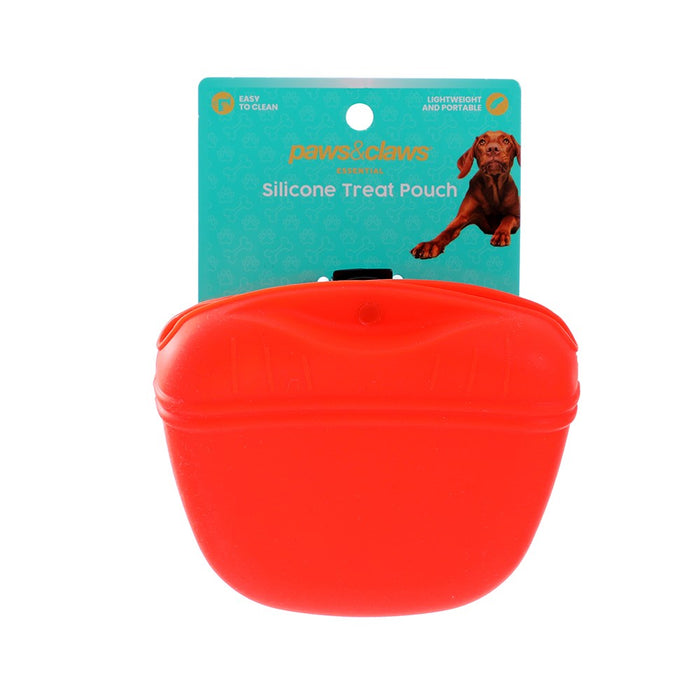 Paws & Claws SILICONE TREAT POUCH 12.5X5X10CM