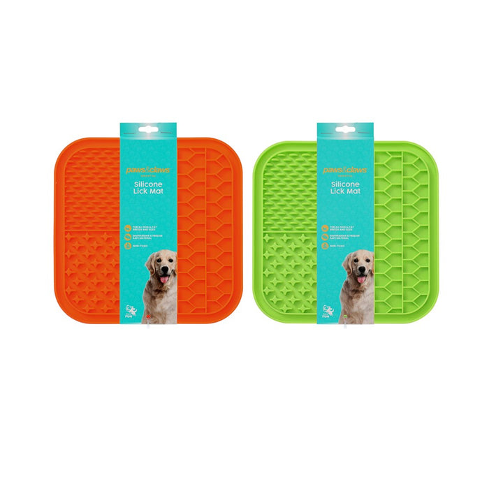 Paws & Claws LICK MAT SILICONE 19.7X19.7CM
