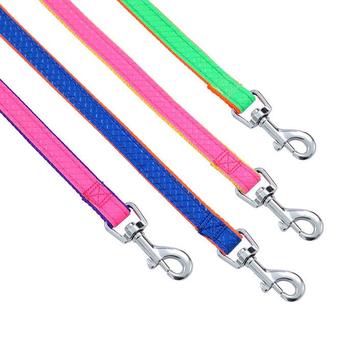 Paws & Claws COLOURFUL P.U & NYLON LEASH 1.5X120CM