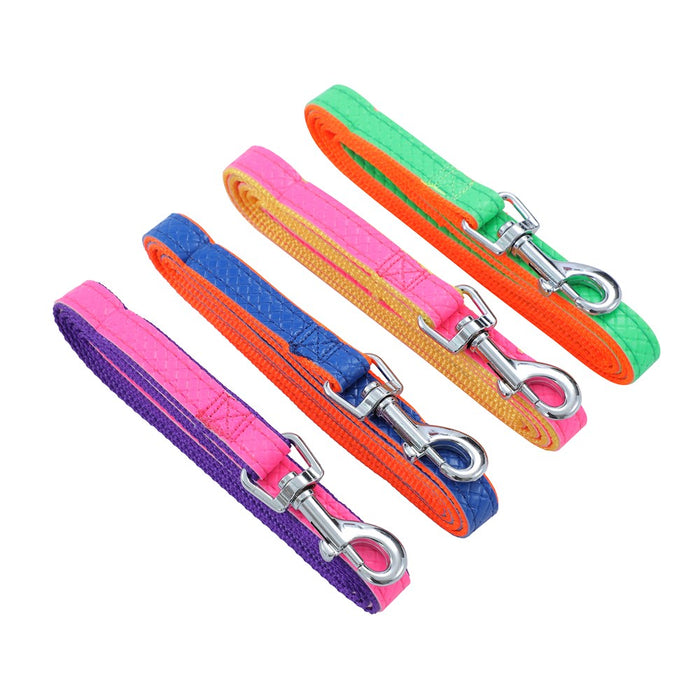 Paws & Claws COLOURFUL P.U & NYLON LEASH 1.5X120CM