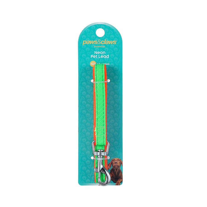 Paws & Claws COLOURFUL P.U & NYLON LEASH 1.5X120CM
